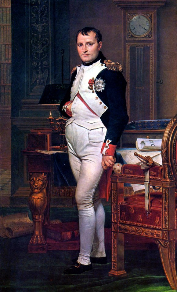 Napoleon. Gemälde von Jacques-Louis David, 1812